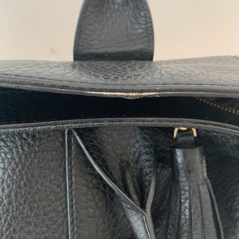 Kate Spade New York Black Leather Shoulder Bag - Picture 8 of 10
